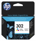 HP 302 1 szt. Oryginalny Standardowa wydajność Błękitny, Purpurowy, Żółty