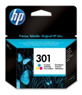 HP 301 1 szt. Oryginalny Standardowa wydajność Błękitny, Purpurowy, Żółty